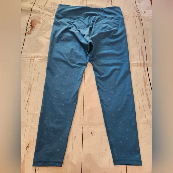 Old Navy Women's Activate Blue Star Moon Design Leggings Size XXL - Picture 4 of 6
